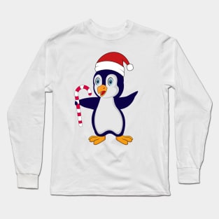 santa pinguin Long Sleeve T-Shirt